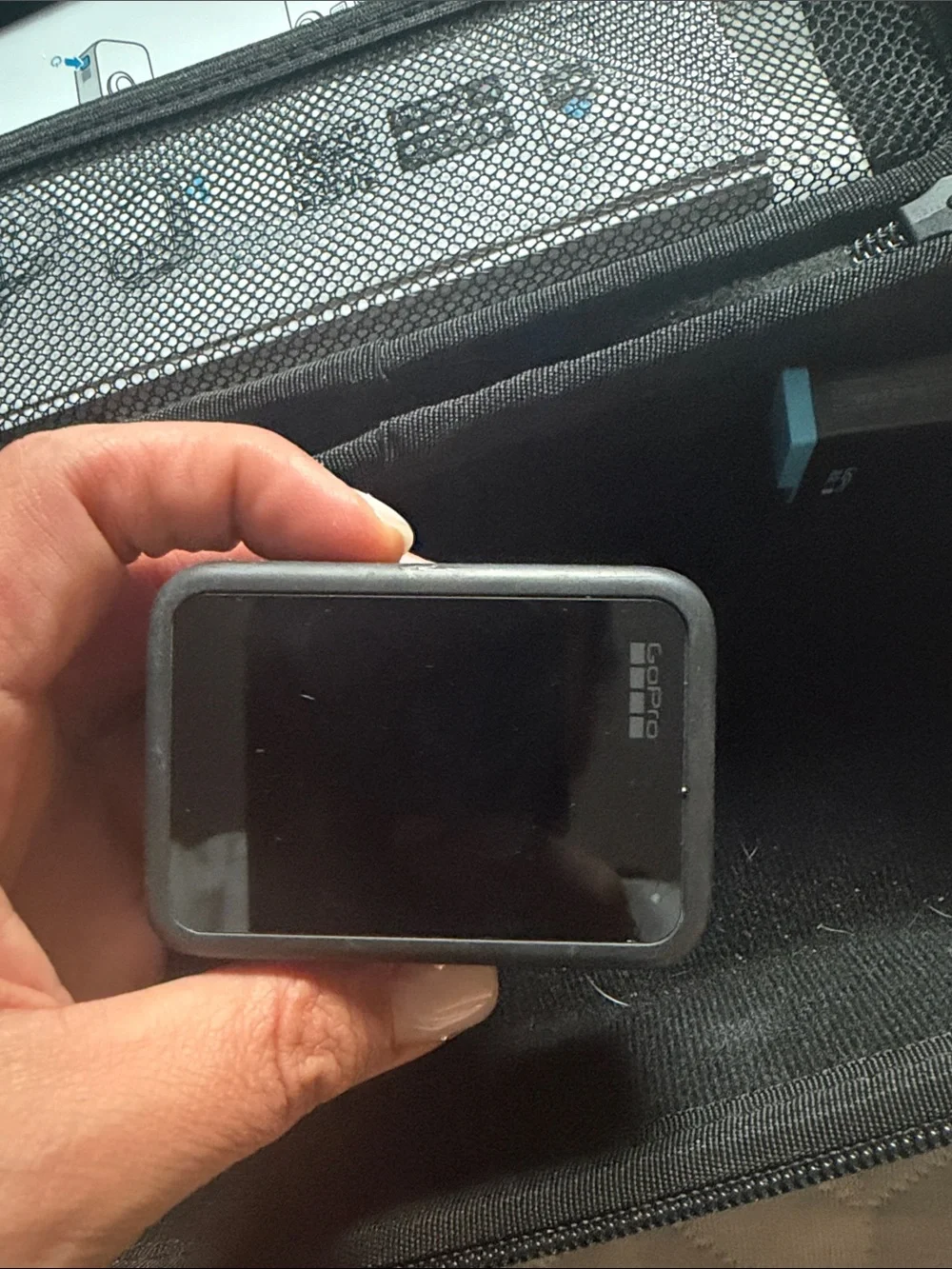 GoPro HERO Action Camera in Black with Blue Accents